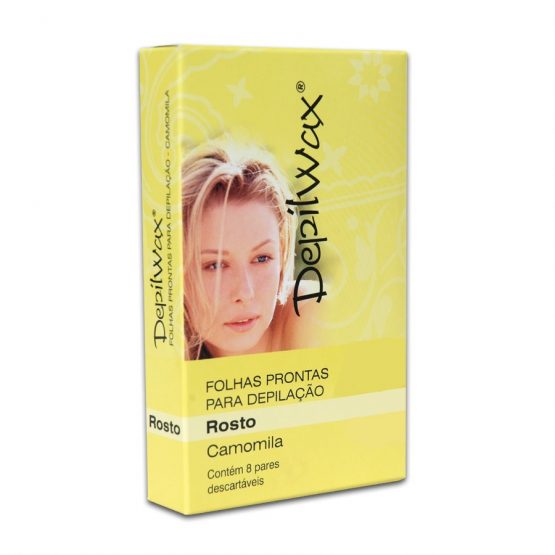 Folhas Prontas para Depilação Rosto Camomila